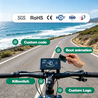 H6C Electric Cycplus Road Bike Computer Digital Stopwatch Speedometer dengan Tahan Air IP65 untuk Tampilan Ebike untuk COSWHEEL GT20