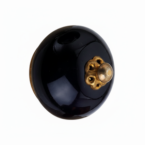 Perillas de armario de cerámica negra Vintage antigua 2025 y manijas de puerta para cocina y tocador diseño tradicional Fácil instalación - Product Image 1