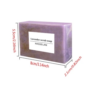 Jabón de Cúrcuma Natural Puro Hecho a Mano <span class=keywords><strong>con</strong></span> Vitamina E y <span class=keywords><strong>Aceite</strong></span> de Oliva, Gránulos de Coco, Jabón Exfoliante - Product Image 2