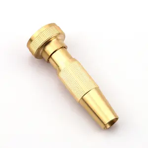 Garden Adjustable Hose Nozzle Brass Water Spray Gun