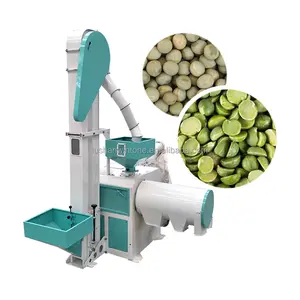 Máquina descasteadora de granos de soja, granos de soja, mung, automática, múltiple