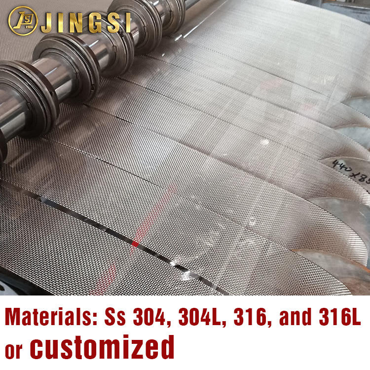 304 316 Stainless Steel Crimped Wire Mesh 40x40 Mesh 0.25mm Wire Metal ...