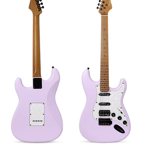 <span class=keywords><strong>Guitarra</strong></span> Smiger Upgrade con cuerpo de álamo, mástil y diapasón de arce tostado, pastillas Alnico <span class=keywords><strong>V</strong></span> HSS, modelo L-G2-MAX con afinador con bloqueo. - Product Image 3