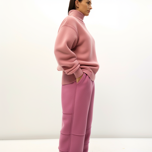 Logo personnalisé hiver femmes extérieur <span class=keywords><strong>polaire</strong></span> Polo vestes 1/4 fermeture éclair à manches longues hiver <span class=keywords><strong>polaire</strong></span> sport de plein air vestes manteaux sweats à capuche - Product Image 6