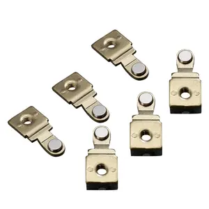 Phần cứng điện tử stamping Brass hàn liên hệ với tip điện liên hệ với bạc cho kết nối