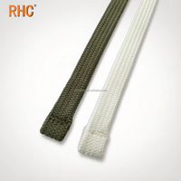 Cordon plat tressé 100 % coton robuste de 10 mm pour ceinture de pantalon et vêtement
