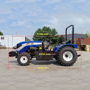 Tracteur agricole à 4 roues motrices, machines agricoles à haute efficacité, tracteur agricole économique pour le labour et la semence - Product Image 2