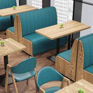 Muebles retro para comedor y sala de estar, sillas de comedor de estilo nórdico escandinavo, sillas tapizadas de madera. - Product Image 3