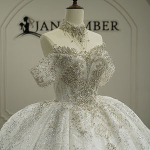 Gt26028 Vestido de Novia Civil con Espalda de Encaje, Estilo Princesa con Falda Escalonada, Vestido Nupcial Jancember - Product Image 3