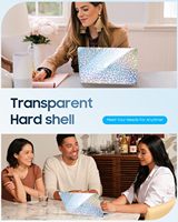 Étui de protection rigide transparent en plastique avec impression laser personnalisée motif léopard pour MacBook Air 13 13.6 15 Pro 13 14 16 pouces M4 M3 M2 M1