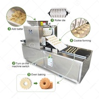 Machine à biscuits rotative pour faire des biscuits à la pêche, mini-machine pour faire des biscuits sablés