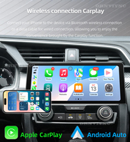 Système multimédia automobile Android UIS7865 10,33 pouces pour Honda Civic 2016 - 2021 CarPlay Android Auto Écran tactile Stéréo GPS Navigation