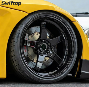 ล้อแม็กซ์ SWIFTOP Custom ขนาด 18 19 20 21 นิ้ว 5x114.3 ผลิตจากวัสดุฟอร์จ ขอบโครเมียมแบบ Deep Dish สำหรับ Infiniti Q50 <span class=keywords><strong>Te37</strong></span> <span class=keywords><strong>Nismo</strong></span> V1 รุ่น 370z - Product Image 1