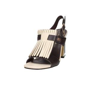 Laura Biagiotti Women's Heeled Sandal Brown Beige 8 Cm Heel Size 38 - Product Image 5