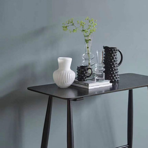 Jarrón de Vidrio Moderno y Simple de Porcelana Blanca, Adornos Hidropónicos de Vidrio, Artesanías Florales, Jarrón de Vidrio para Mesa de Comedor - Product Image 6