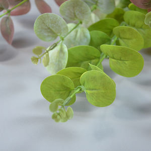 Di alta qualità 3D stampa vero tocco piante artificiali foglie di eucalipto artificiale foglie di oliva per la decorazione della casa di nozze - Product Image 4