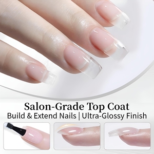 Offre Spéciale – Gel de finition 5-en-1 sans résidu 30g, Gel de moulage 3D, Colle de renforcement pour extension d'ongles, Gel de finition transparent pour poudre chromée, Usage professionnel en salon - Product Image 2