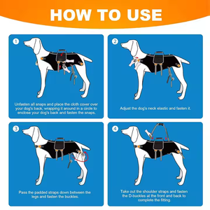 Wan Talk Moderner Komfortabler Tauchstoff-Brustgurt für Ältere und Kleine/Mittelgroße Hunde Lindert Hüftschmerzen - Product Image 5