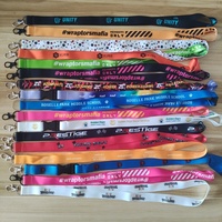 25 años de antigüedad, herramienta de cuello personalizada barata de fábrica, cordones personalizados de sublimación de poliéster con logotipo personalizado