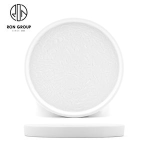 Restaurante occidental Catering <span class=keywords><strong>melamina</strong></span> redondo 10 pulgadas Pizza carne servicio de comida plato de cerámica para comida rápida <span class=keywords><strong>vajilla</strong></span> comercial - Product Image 6