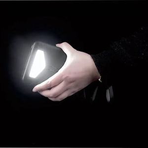 Panneau solaire pliable avec logo personnalisé, chargeur sans fil portable 10000mAh, batterie externe avec lampe torche LED, charge rapide, Power Bank solaire - Product Image 3