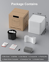 Composteur de déchets alimentaires machine de compostage de déchets organiques transformant les déchets alimentaires en engrais nutritif Composteur de cyclage alimentaire