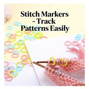 Kit de Iniciación para Tejer a Crochet, Cuadrado, Ecológico, Portátil, con Hilo de Algodón Suave, Herramientas y Accesorios para Tejer, Suministros para Principiantes - Product Image 2