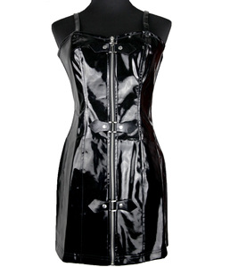 Abito Mini Sexy in PVC con Zip per Feste in Club, Costume Fetish, Lingerie Erotica per Donne - Product Image 2