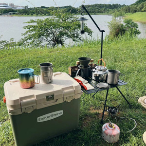Accessoire d'éclairage de camping en plein air, écrou hexagonal à 3 trous de 38 mm, support de montage pour lampe torche, éclairage d'ambiance de table - Product Image 5