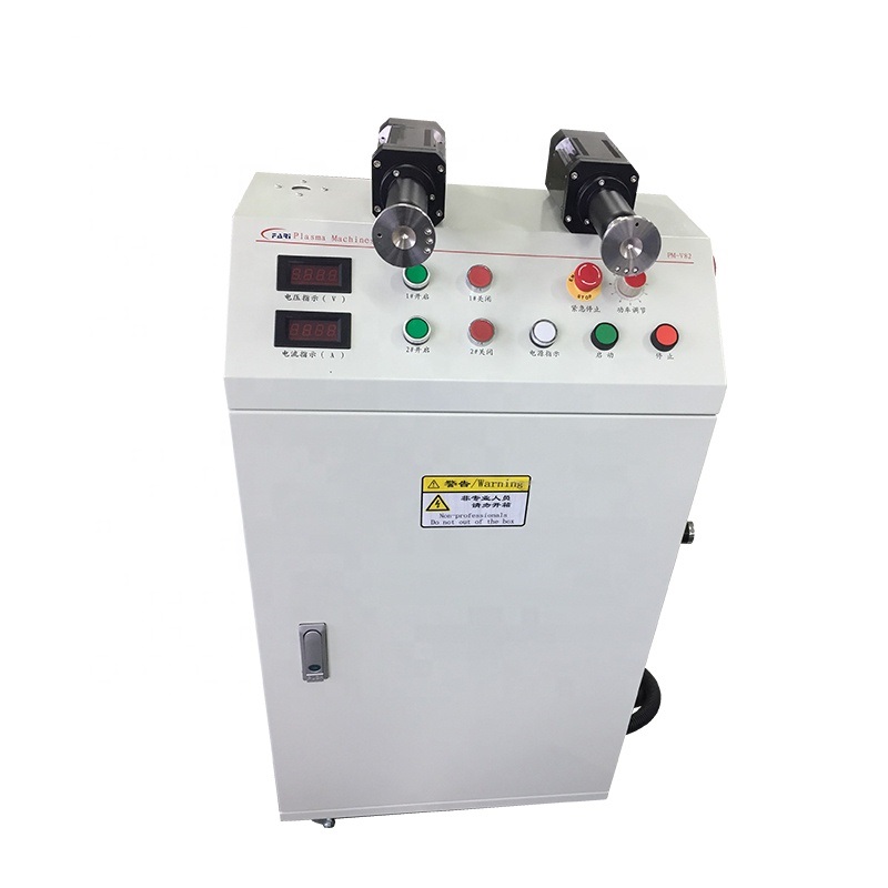 Обработка плазмой коронавируса, предварительная обработка держателя телефона перед склеиванием и склеиванием