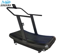 Venta al por mayor de cintas de correr sin motor, equipo deportivo comercial para gimnasios, cinta de correr curva con logotipo personalizado