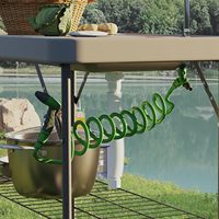 Table de nettoyage de poisson pliante en HDPE de haute qualité pour l'extérieur avec buse de pulvérisation