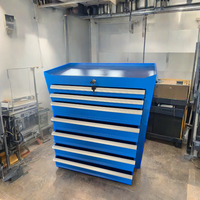 Armoire à outils en acier de chariot à roues fabriquée en usine avec logo personnalisé