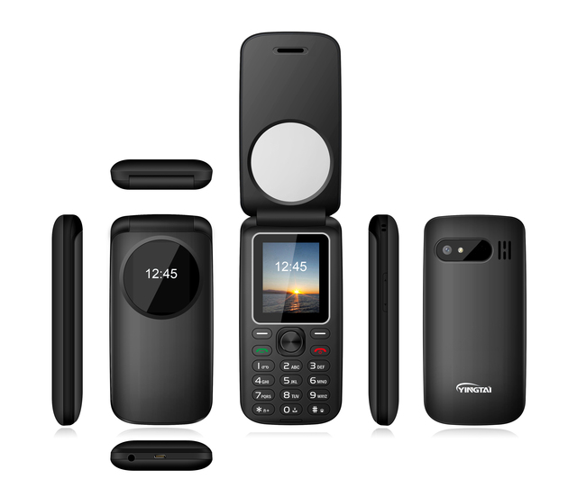 Wholesale Latest 2g 3g Flip Push Button Cell Phones Seniors Phone Itel with Dual Display Big Button Flip Cell Phone