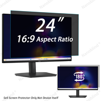 Filter Layar Privasi Anti Mata-mata untuk Monitor Dell 24 Inch 16:9, Filter Cahaya Biru, Pelindung Anti Gores