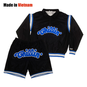 Veste de sport légère, coupe-vent, respirante et à séchage rapide, personnalisable par le fabricant, avec fermeture éclair 1/3, imprimée, grande taille - Product Image 1