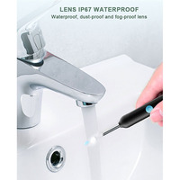 Nettoyeur d'oreilles visuel sans fil intelligent, rechargeable, type-C, endoscope électrique, outil d'élimination de la cire, 6 lumières LED, cure-oreilles avec caméra HD