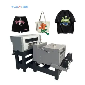 A2 40cm size textile fabrics printer smart touch screen DIY pet film industrial dtf printer