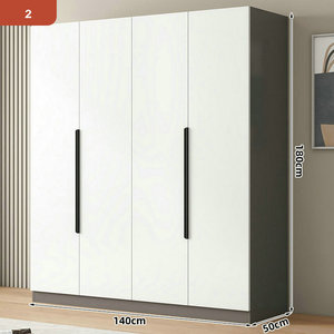 Grande <span class=keywords><strong>armoire</strong></span> en bois, placard de rangement pour vêtements, <span class=keywords><strong>armoire</strong></span> de chambre à coucher, organisateur de sacs à vêtements, grand placard avec portes - Product Image 3