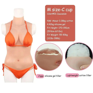 Traje de Cuerpo Completo de Silicona URCHOICE con <span class=keywords><strong>Vagina</strong></span> Falsa y Senos de Hombre a Mujer, Traje de Crossdresser para Personas Transgénero - Product Image 5