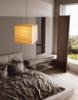 Prix d'usine, Ventes Flash : Lampe suspendue carrée Wabi Sabi faite à la main en papier de riz, lanterne pour restaurant, bar, hôtel, lustre en papier blanc