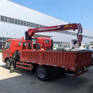 รถเครนติดตั้งบนรถบรรทุก Dongfeng ใหม่เอี่ยม 4*2 5 ตัน พร้อมบูมยืดไสลด์ ขาย - Product Image 1