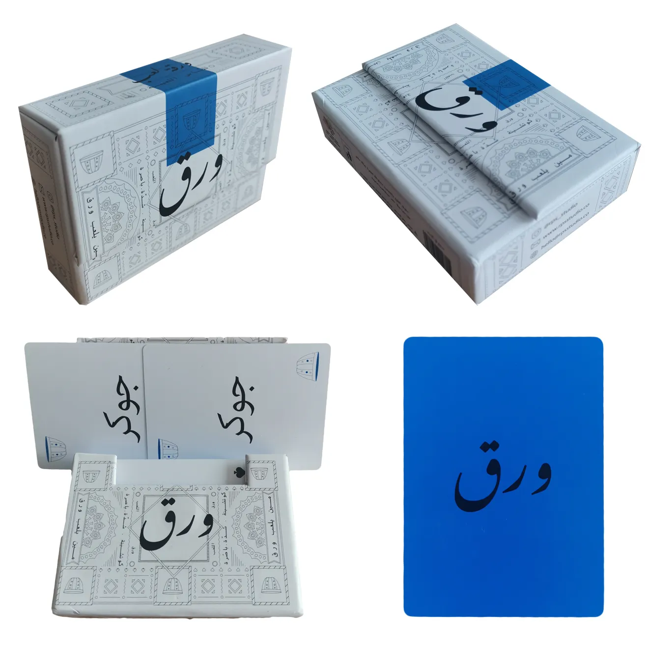 Gift pack playing cards of single set high quality plastic playing cards custom logo and design