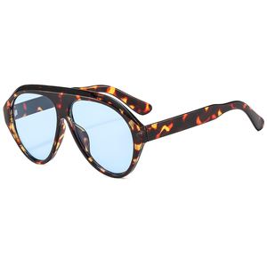 Nuevas gafas de sol de diseñador de marca de lujo de gran tamaño para mujer, gafas de sol con montura grande y logotipo personalizado, venta al por mayor, tonos de moda - Product Image 5