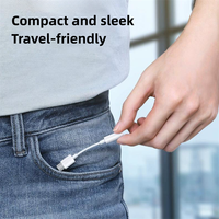 Dongle USB C ke Jack Headphone AUX Baru, Kabel Adaptor Audio USB C ke 3.5mm, Kabel HiFi DAC untuk iPhone 17 16 Samsung