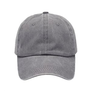 Casquette de baseball vintage délavée en coton doux à 6 panneaux, personnalisable, unie, non structurée, style Dad Hat - Product Image 3