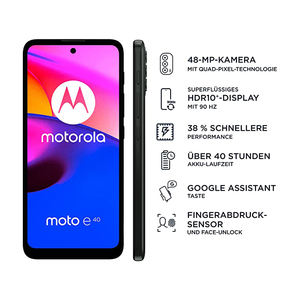 Smartphone <span class=keywords><strong>Motorola</strong></span> E40 débloqué, reconditionné, 4G LTE, téléphone mobile Android, téléphones d'occasion pas chers, prix de gros, vente en lot - Product Image 1