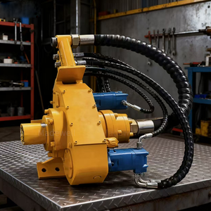 Tête hydraulique jaune pour équipement de forage, pièces de machines minières, moulage en acier au carbone - Product Image 1