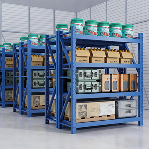 Customizable Warehouse Steel Shelving Big Capacity Garage Storage Rack Metal Rack Storage <strong>Shelf</strong> Light Duty <strong>Shelf</strong> Industrial Rack - Product Image 2