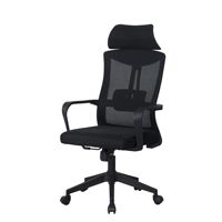 Chaise de bureau à dossier en maille réglable en hauteur, avec structure métallique, design durable, idéale pour les bureaux et les immeubles de bureaux - Meilleures ventes